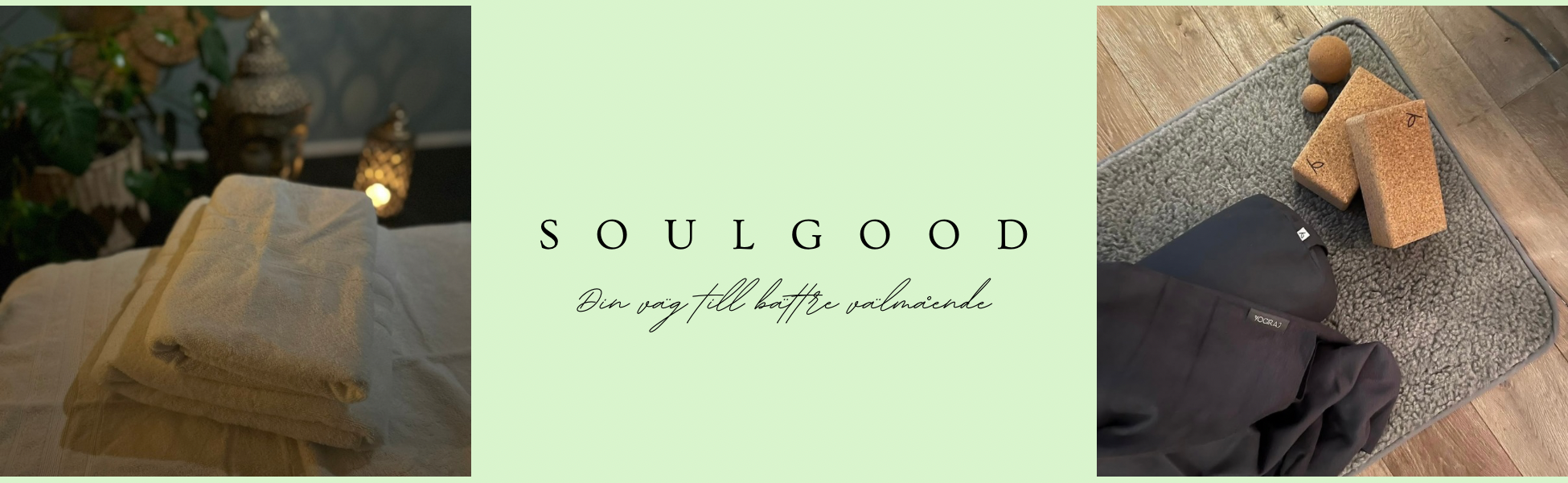 Soulgood erbjuder massage, träning och hälsa.